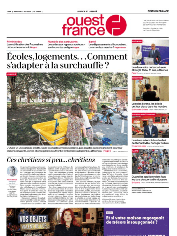 Une de Ouest France